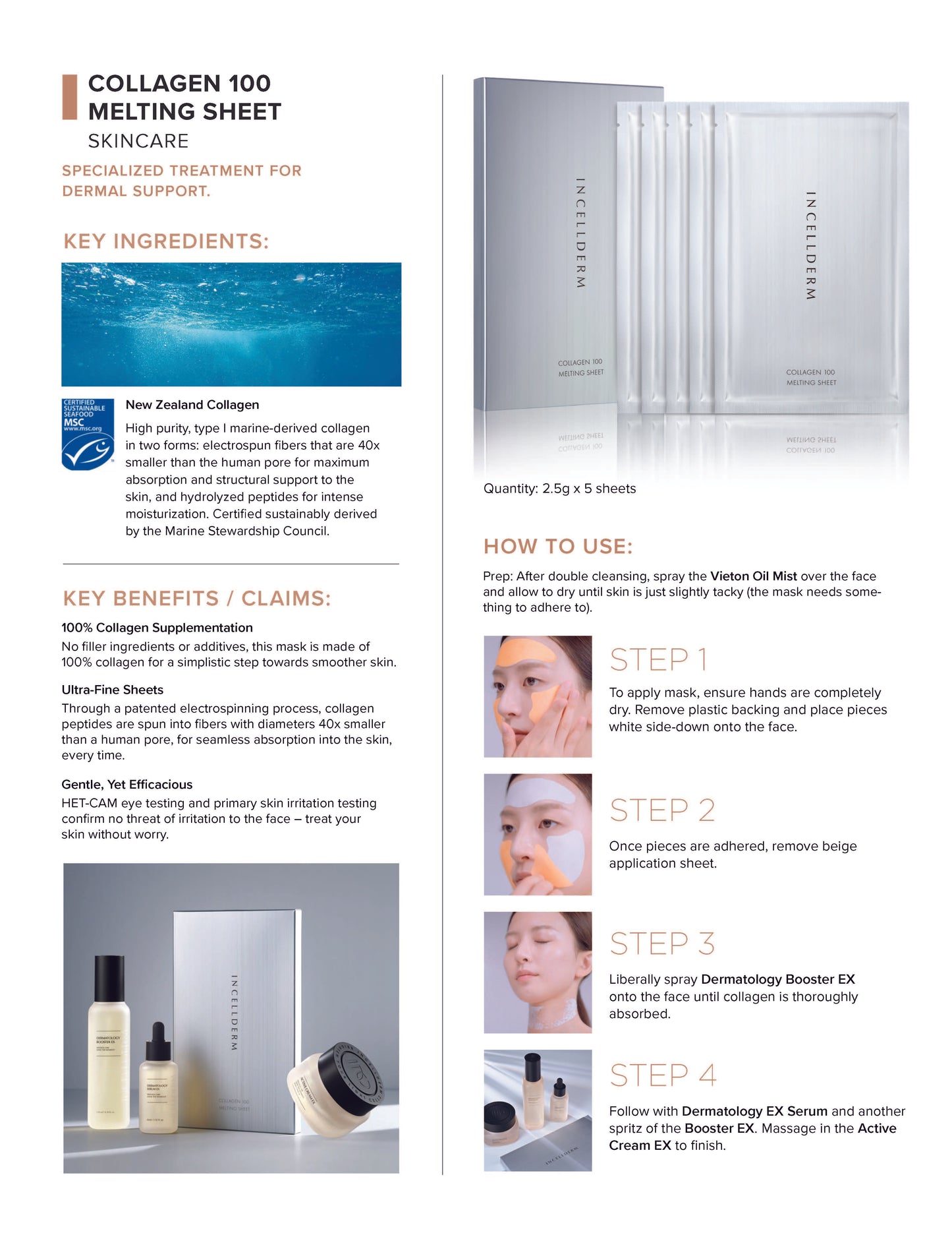 Collagen 100 Melting Sheet