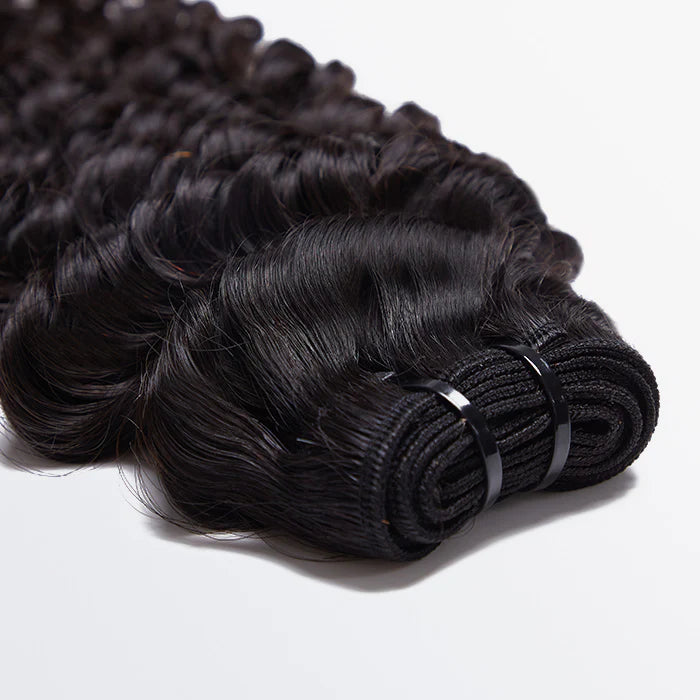 Raw Vietnam Hair Bundles Deep Wavy - #1B Natural Black